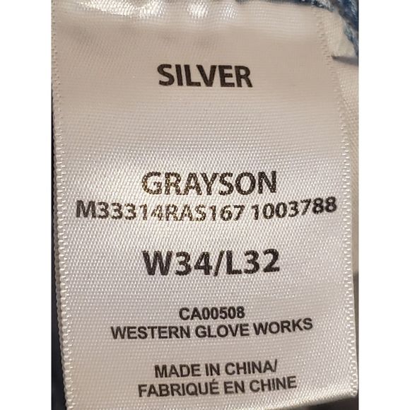 Women's Silver Jeans Co. Jeans, W34/L32, Light Blue - Picture 7 of 8